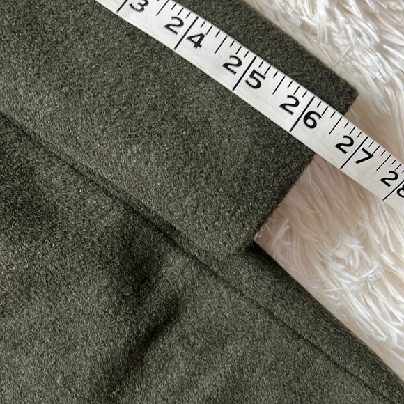 NEW Stafford Wool-blend Double-Breasted Topcoat XL Olive Green - Picture 14 of 16